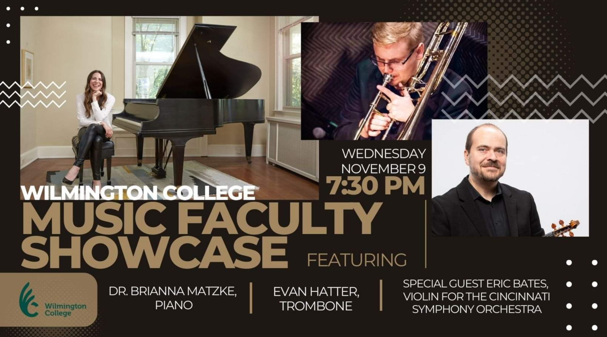 Free Faculty Concert to Open Wilmington College Chamber Music Series